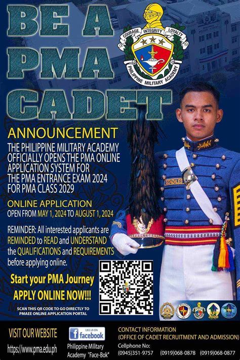 Philippine Military Academy: Admissions Requirements .